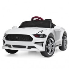 Детский электромобиль Ford M 3632 EBLR-1: 5 км/ч, 2.4G, EVA, кожа - БЕЛЫЙ