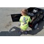 Детский электромобиль Mercedes G65 VIP: 12V 10A, 90W, 8 км/ч, 2.4G, EVA-колеса, эко-кожа - BLACK PAINT