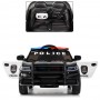 Детский электромобиль  POLICE M 4108 EBLR-2: 2.4G, 50W, EVA, громкоговоритель, кожа - ЧЕРНО-БЕЛЫЙ