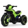 Детский мотоцикл Bambi M 4228 EBL-5: 6V 7A, 2х18W, 4 км/ч - ЗЕЛЕНЫЙ