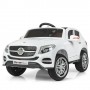 Детский электромобиль Mercedes M 3829 EBLR-1: 2.4G, EVA, 7 км/ч, кожа - БЕЛЫЙ