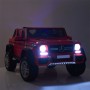 Детский двухместный электромобиль M 4000 EBLR-1 (Mercedes G650): 140W, 7 км/ч, EVA, кожа - БЕЛЫЙ