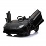 Детский электромобиль Lamborghini M 3903 EBLR-2: 2.4G, EVA, 90W, кожа - ЧЕРНЫЙ