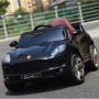 Детский электромобиль PORSCHE MACAN M 3178 EBLR-2: 2.4G. EVA-колеса, 60W, кожа - ЧЕРНЫЙ