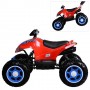 Детский квадроцикл M 3607 EL-3-4: 12V, 180W, EVA-колеса, кожа - КРАСНО-СИНИЙ