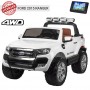 Детский электромобиль Ford Ranger M 3573(MP4) EBLR-1: 180W, 12V 14А, EVA, 2.4G, кожа - БЕЛЫЙ