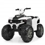 Детский квадроцикл M 4246 EL-1: 5 км/ч, 70W, 1 аккум. 12V10, EVA - БЕЛЫЙ