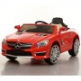 Детский электромобиль Mercedes M 3283 EBLR-3: 2.4G, EVA, кожа - КРАСНЫЙ