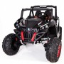 Детский электромобиль GRIZZLY XM 603: 4x4, EVA, 1x12V 10A, USB. Эко-кожа - ЧЕРНЫЙ (M 3602 EBLR-2)