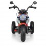 Детский мотоцикл M 3687 AL-3: 36W, кожа - КРАСНЫЙ