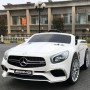 Детский электромобиль Mercedes M 3583 EBLR-1: 2xМеста, 2x35W, 12V7A, EVA, кожа - БЕЛЫЙ