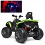 Детский квадроцикл MAVERICK LQ 8853: 8 км/ч, 180W, 4x4, EVA-колеса, амортизаторы - ЧЕРНО-ЗЕЛЕНЫЙ