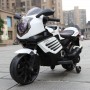 Детский мотоцикл M 3578 EL-1: 12V, 40W, EVA, 3-5 км/ч - БЕЛЫЙ