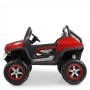 Детский электромобиль M 4133 EBLRS-3 (MERCEDES UNIMOG): 8 км/ч, 4x4, 140W, 2.4G, EVA, кожа - КРАСНЫЙ