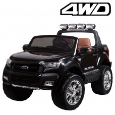 Детский электромобиль Ford Ranger M 3573 EBLR-2: 140W, 12V 14А, EVA, 2.4G, кожа - ЧЕРНЫЙ