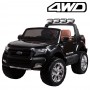 Детский электромобиль Ford Ranger M 3573 EBLR-2: 140W, 12V 14А, EVA, 2.4G, кожа - ЧЕРНЫЙ