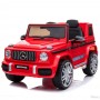 Детский электромобиль джип M 4179 EBLR-3: 2x25W, 2.4G, EVA, 4.5 км/ч, кожа- КРАСНЫЙ