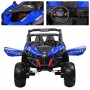 Детский электромобиль GRIZZLY XM 603: 4x4, EVA, 1x12V 10A, USB. Эко-кожа - СИНИЙ (M 3602 EBLR-4)
