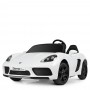 Детский легковой электромобиль Porsche Cayman M 4055 AL-1: 15 км/ч, EVA, USB - Белый