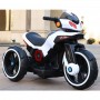 Детский мотоцикл M 3927-1: 50W, USB/MP3, подсветка колес - БЕЛЫЙ
