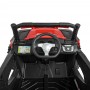 Детский электромобиль джип Buggy M 4248 EBLR-3(24V): MP3, EVA, 12 км/ч, кожа - КРАСНЫЙ
