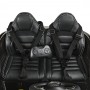 Детский электромобиль Mercedes M 4158 EBLR-2: 6 км/ч, кожа, EVA, 2.4G - ЧЕРНЫЙ