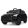 Детский электромобиль Porsche M 4009 EBLRS-2: 7 км/ч, кожа, EVA, 2.4G - ЧЕРНЫЙ (ПОКРАСКА)