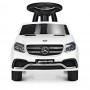 Детский электромобиль Mercedes M 4065 EBLR-1(2): 2.4G, 30W, 3,5 км/ч, EVA-колеса, кожа - БЕЛЫЙ