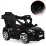 Детская электромашина-толокар Bambi  M 3591 L-2: кожа, родительская ручка - ЧЕРНАЯ