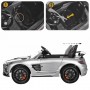 Детский электромобиль Mercedes-Benz M 2760 EBLRS-11-2: 2.4G. EVA-колеса, кожа - СЕРЕБРО КАРБОН ПОКРАСКА