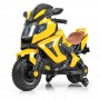 Детский мотоцикл BMW M 3681 ALS-6: 36W, надувные колеса, кожа - ЖЕЛТЫЙ (ПОКРАСКА)