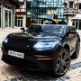 Детский электромобиль Land Rover M 3892 EBLR-2: 2.4G. EVA-колеса, Кожа - ЧЕРНЫЙ