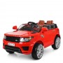 Детский электромобиль Land Rover M 2775 EBLR-3: EVA-колеса, кожа - КРАСНЫЙ