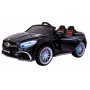 Детский электромобиль Mercedes M 3583 EBLR-2: 2xМеста, 2x35W, 12V7A, EVA, кожа - ЧЕРНЫЙ