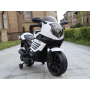 Детский мотоцикл M 3578 EL-1: 12V, 40W, EVA, 3-5 км/ч - БЕЛЫЙ