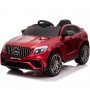 Детский электромобиль Mercedes GLC63S COUPE (QS568): 7 км/ч, 4x4, 140W, EVA, кожа -  БОРДО АВТОПОКРАСКА