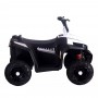 Детский квадроцикл M 4131 EL-1: 5 км/ч, 40W, 1 аккум. 6V4, EVA, кожа - ЧЕРНО-БЕЛЫЙ