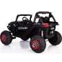 Детский электромобиль GRIZZLY XM 603: 4x4, EVA, 1x12V 10A, USB. Эко-кожа - ЧЕРНЫЙ (M 3602 EBLR-2)
