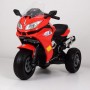 Детский мотоцикл BMW M 3688 EL-3: 70W, USB/MP3, EVA колеса, кожа - КРАСНЫЙ