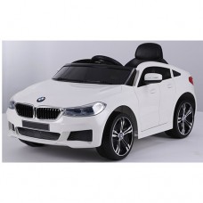 Детский электромобиль JJ 2164 EBLR-1: 2,4G, 2 аккум. 6V 4A, 70W, EVA, кожа - БЕЛЫЙ