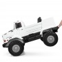 Детский двухместный электромобиль M 3990 EBLR-1 (Mercedes): 90W, 7 км/ч, EVA, кожа - БЕЛЫЙ