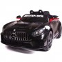 Детский электромобиль Mercedes-Benz M 4050 EBLRS-2: 2.4G. EVA-колеса, кожа - ЧЕРНЫЙ ЛАК