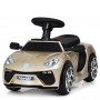 Электромобиль-каталка-толокар Lamborghini M 3591 LS-13: 3 км/ч, эко-кожа - ЗОЛОТОЙ (ПОКРАСКА)