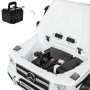 Детский двухместный электромобиль M 3971 EBLR-1 (Mercedes AMG G63): 140W, 8 км/ч, EVA колеса, кожа - БЕЛЫЙ
