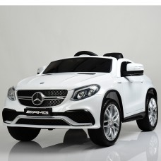 Детский электромобиль M 4146 EBLR-1 (Mercedes GLE 63): 2.4G, 50W, EVA, кожа - БЕЛЫЙ