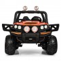 Детский электромобиль M 3825 EBLR-7: 4x4, EVA, 12V 10A, USB. Эко-кожа - ОРАНЖЕВЫЙ