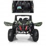 Детский электромобиль GRIZZLY XM 603: 4x4, EVA, 1x12V 10A, USB. Эко-кожа - ХАКИ (M 3602 EBLRS-18)