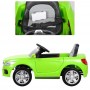 Детский электромобиль M 2772 EBLR-5: 2.4G, EVA, 7 км/ч, кожа - ЗЕЛЕНЫЙ