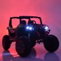Детский электромобиль GRIZZLY XM 603: 4x4, EVA, 1x12V 10A, USB. Эко-кожа - ХАКИ (M 3602 EBLRS-18)