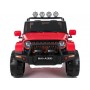 Детский двухместный электромобиль JEEP M 3572 EBLR-3: 4x4, 8 км/ч, EVA, кожа - RED